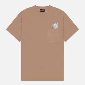 Мужская футболка RIPNDIP Cobra Nerm Pocket, цвет бежевый, размер XL