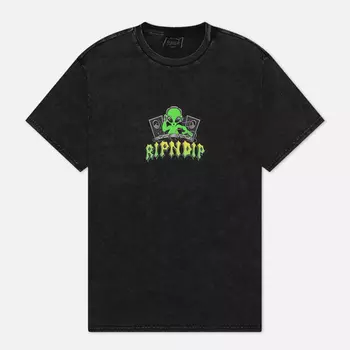 Мужская футболка RIPNDIP Galactic Dance Floor, цвет чёрный, размер XXL