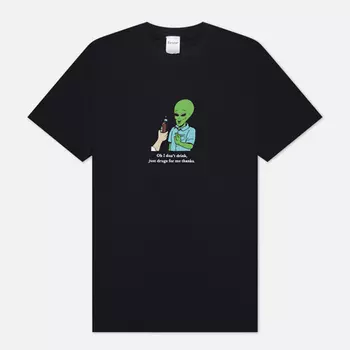 Мужская футболка RIPNDIP I Don't Drink, цвет чёрный, размер XL