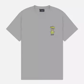 Мужская футболка RIPNDIP Know Ur Shrooms, цвет серый, размер XXL