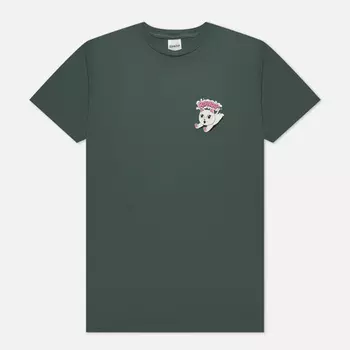 Мужская футболка RIPNDIP Leaping Kitty, цвет серый, размер L