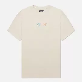 Мужская футболка RIPNDIP Logo Embroidered, цвет бежевый, размер S