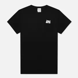Мужская футболка RIPNDIP Lord Nermal Pocket, цвет чёрный, размер S