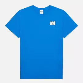 Мужская футболка RIPNDIP Lord Nermal Pocket, цвет синий, размер L