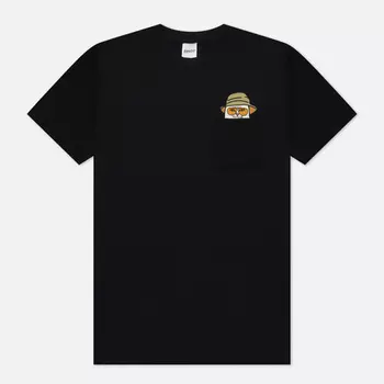 Мужская футболка RIPNDIP Lord Nermal S Thompson Pocket, цвет чёрный, размер S