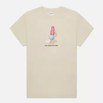 Мужская футболка RIPNDIP Mirror Mirror, цвет бежевый, размер XL