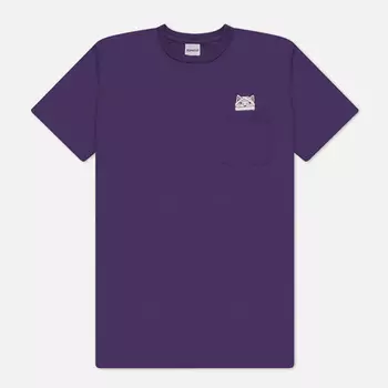 Мужская футболка RIPNDIP Mummy Nerm Pocket, цвет фиолетовый, размер L