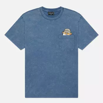Мужская футболка RIPNDIP Nermal S Thompson Pocket, цвет синий, размер S
