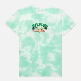 Мужская футболка RIPNDIP Nermrider Beach, цвет зелёный, размер S
