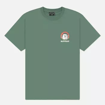 Мужская футболка RIPNDIP No Smoking, цвет оливковый, размер S