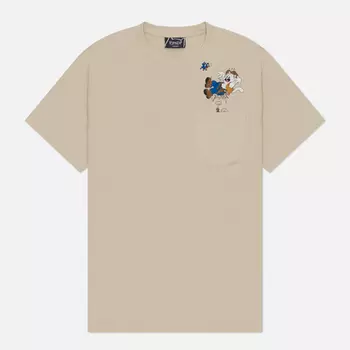 Мужская футболка RIPNDIP Pew Pew Pocket, цвет бежевый, размер XXL