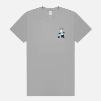 Мужская футболка RIPNDIP S.U.R.F, цвет серый, размер XL