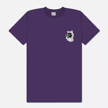 Мужская футболка RIPNDIP Seeing Eye, цвет фиолетовый, размер XL