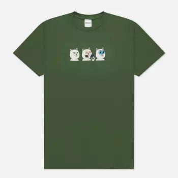 Мужская футболка RIPNDIP Shroom Diet, цвет зелёный, размер XXL