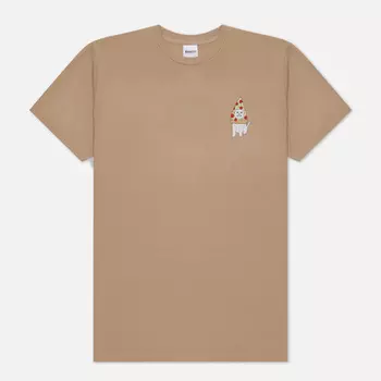 Мужская футболка RIPNDIP Wanna Piece Of Me?, цвет бежевый, размер L