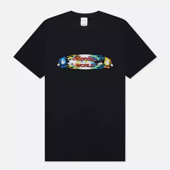 Мужская футболка RIPNDIP x World Industries Water Nerm & Flame Jerm, цвет чёрный, размер L