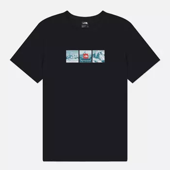 Мужская футболка The North Face Expedition System Graphic, цвет чёрный, размер M