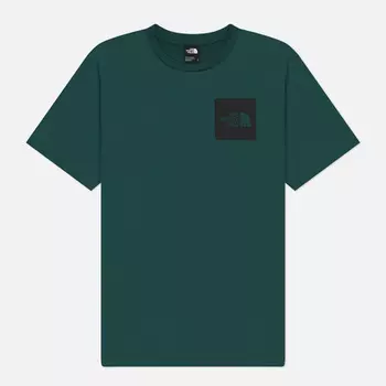 Мужская футболка The North Face Fine SS25, цвет зелёный, размер L