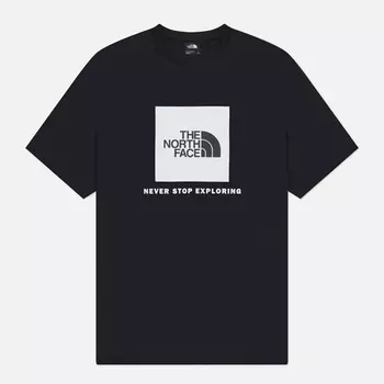 Мужская футболка The North Face Raglan Redbox, цвет чёрный, размер S