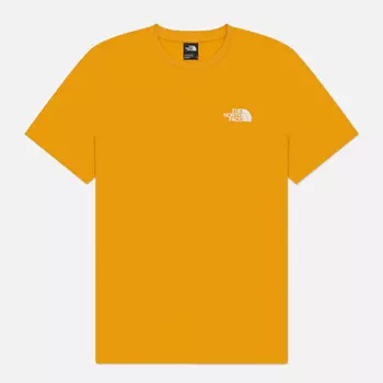Мужская футболка The North Face Redbox Crew Neck, цвет жёлтый, размер XXL