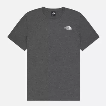 Мужская футболка The North Face Redbox Crew Neck, цвет серый, размер S