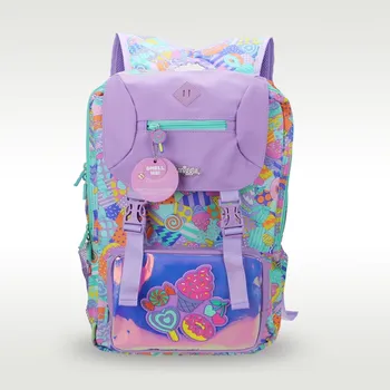 Австралийский Лидер продаж, оригинальный рюкзак Smiggle для девушек, рюкзак с милым мороженым, вместительная школьная сумка, 18 дюймов