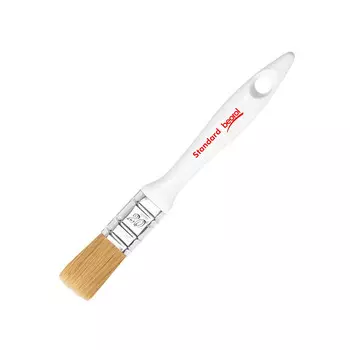 Кисть плоская смешанная щетина пластиковая ручка Beorol Universal 20х15 мм для эмалей и лаков на любой основе