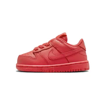 Красные детские кроссовки Nike Dunk Low TD Track Red-Stardust DH9761-601 25