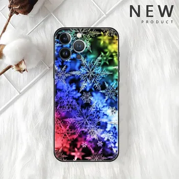 Мягкий чехол для телефона Snow White Snowflake для iPhone 11 13 Pro Max 12 Mini 7 8 Plus SE 2020 X XS 6 6S 5 5S Funda Silicone Back Cover iPhone 5 5S SE