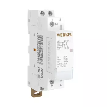 Контактор модульный Werkel Контакторы W941M25O/ Контактор модульный 25