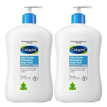 Cetaphil Ultra Gentle Body Wash Refreshing, 1L, 2 units