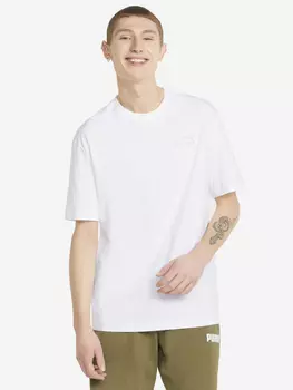 Футболка мужская PUMA ESS Relaxed, Белый, размер 44-46