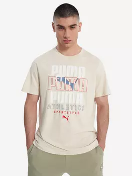 Футболка мужская PUMA Graphic, Бежевый