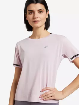 Футболка женская ASICS Race Crop, Розовый, размер 44