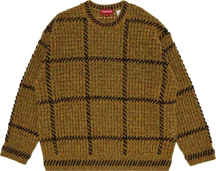 Свитер Supreme Quilt Stitch Sweater 'Yellow', желтый