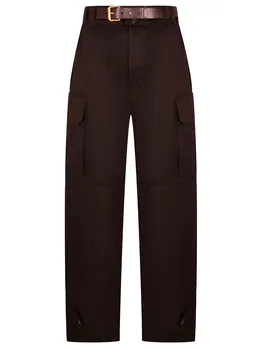 Брюки-карго хлопковые SAINT LAURENT