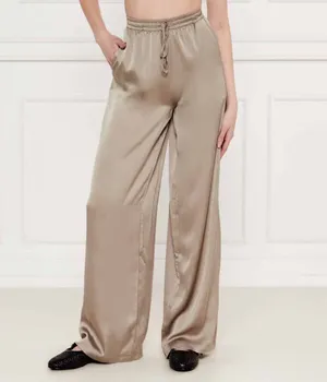 Атласные брюки инес Flare fit Guess Jeans, хаки