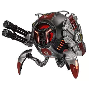 Портативная акустика GravaStar Mars Pro Shark 14, 20 Вт, AUX, Bluetooth, подсветка, серый
