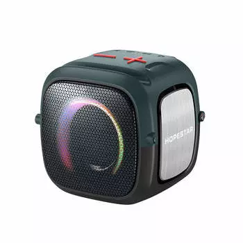 Портативная акустика Hopestar Party One mini, 5 Вт, AUX, USB, microSD, Bluetooth, подсветка, синий