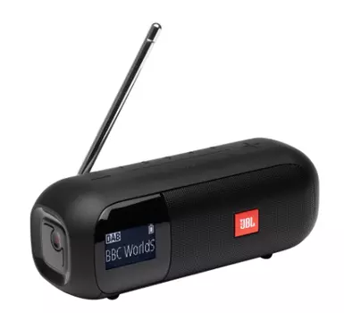 Портативная акустика JBL Tuner2, 5W, FM, Bluetooth, (JBLTUNER2FMBLK), черный