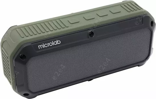 Портативная акустика Microlab D861BT, черный/зеленый