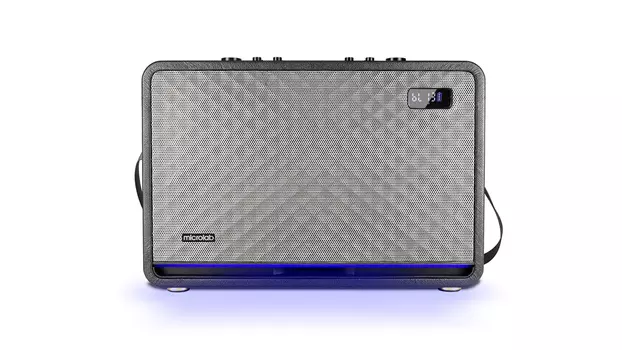 Портативная акустика Microlab KTV200 PRO, 120 Вт, AUX, USB, microSD, Bluetooth, подсветка, черный