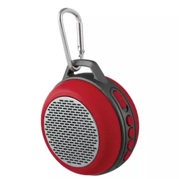 Портативная акустика Perfeo SOLO, 5 Вт, FM, AUX, microSD, Bluetooth, красный (PF_5206)