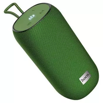 Портативная акустика Hoco HC10 Sonar, 5 Вт, FM, USB, microSD, Bluetooth, зеленый (760326)