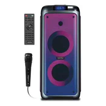 Портативная акустика SmartBuy Valkyr 2, 60 Вт, FM, AUX, USB, Bluetooth, подсветка, черный (SBS-5550)