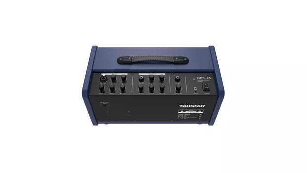 Портативная акустика Takstar OPS-25, 24 Вт, AUX, Bluetooth, синий
