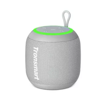 Портативная акустика Tronsmart T7 mini, 15 Вт, AUX, Bluetooth, подсветка, серый (993710)
