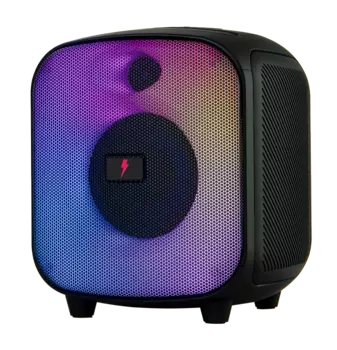 Портативная акустика Урал Молния 700, 70 Вт, FM, AUX, USB, microSD, Bluetooth, подсветка, черный (УРАЛ МОЛНИЯ 700)