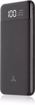 Портативный аккумулятор (Powerbank) Accesstyle Seashell, 10000 мА·ч, 2xUSB, 2.1А, черный (Seashell 10PD)