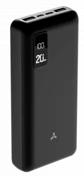 Портативный аккумулятор (Powerbank) Accesstyle Winter 20PD, 20000 мА·ч, 2xUSB, 2.1А, черный